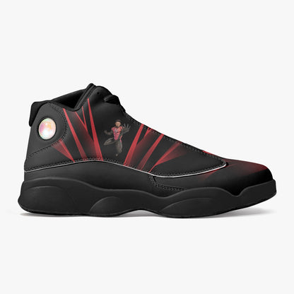 Miami Lit High-Top Leather Basketball Sneakers - DG Trends Streetwear