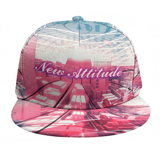 New Attitude Flat Brim Baseball Cap - NGUG Fashion