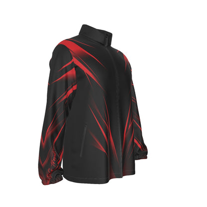 Miami Lit Stand-up Collar Zip-up Windproof Jacket - DG Trends Streetwear